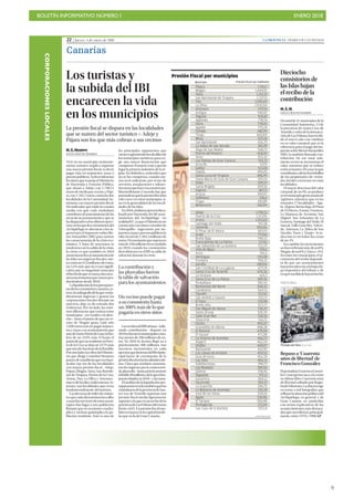 BOLETÍN INFORMATIVO NÚMERO I ENERO 2018
!9
CORPORACIONESLOCALES
 