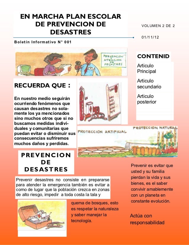 boletin informativo boletin escolar