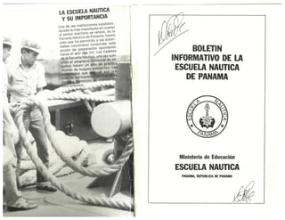 Boletín informativo de la Escuela Náutica de Panamá