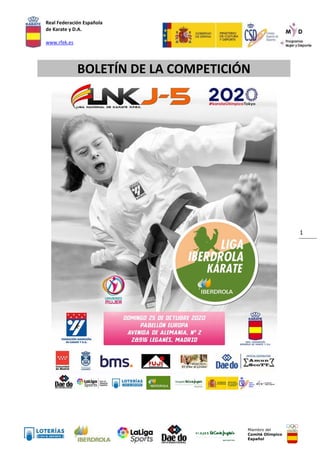 Boletin liga femenina leganes 2020