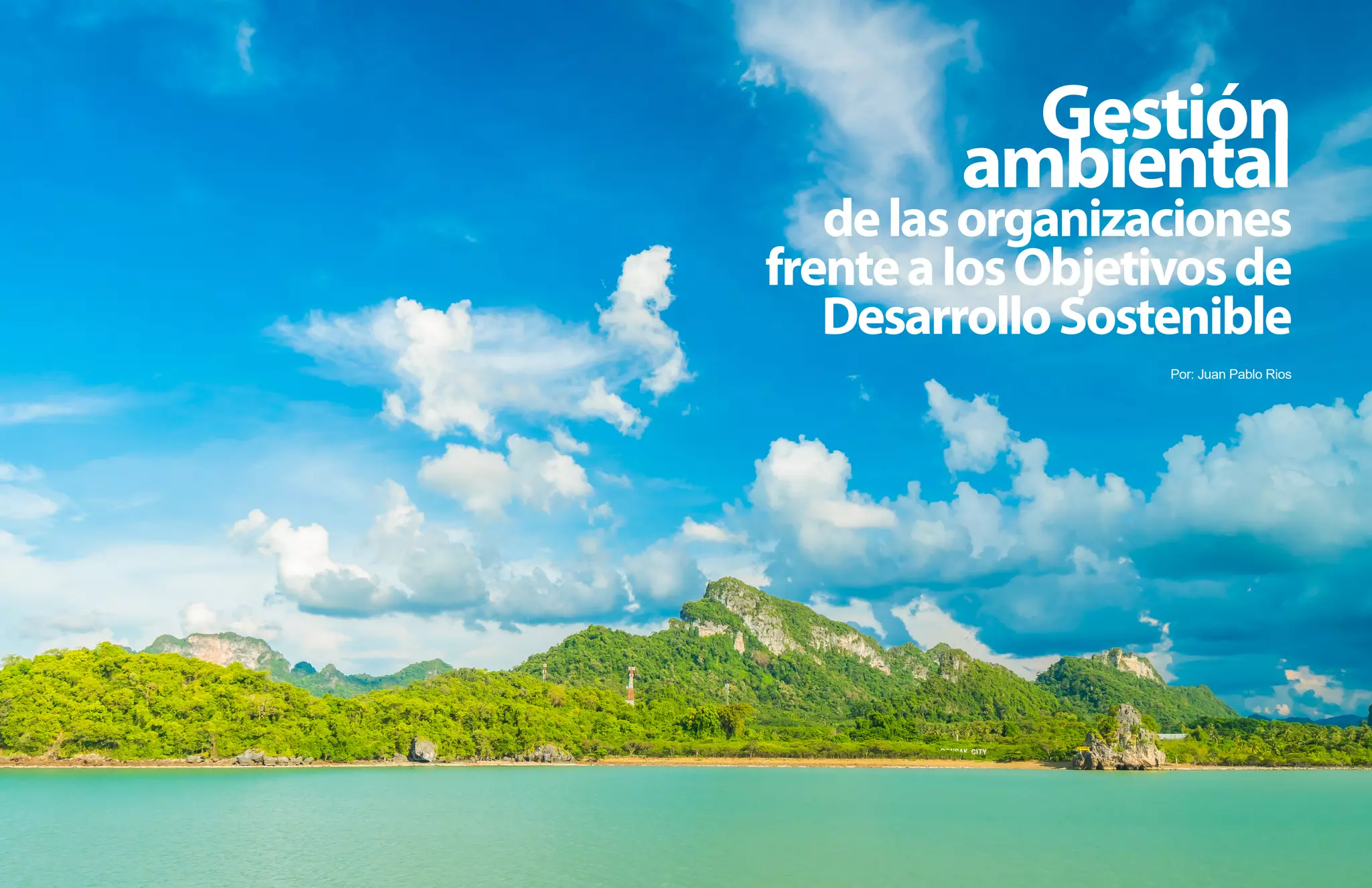 Gestión
ambiental
delasorganizaciones
frentealosObjetivosde
DesarrolloSostenible
Por: Juan Pablo Rios
 