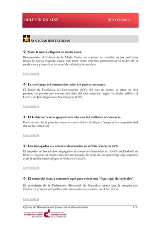 Boletin On line Mayo 2014
