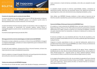 Boletín: Noticias del INPPARES - Julio 2013