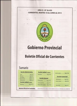 Boletin oficial