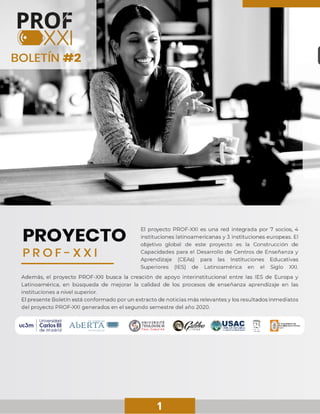 Boletín No.2 Proyecto PROF-XXI.