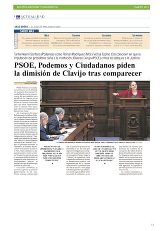 BOLETÍN INFORMATIVO NÚMERO XI MARZO 2019
!13
 