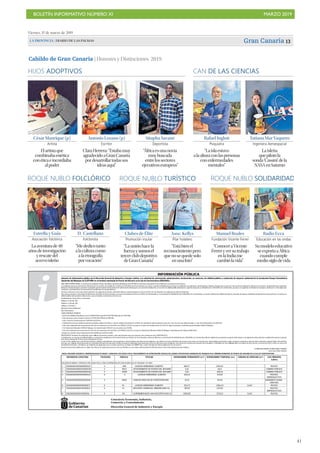 BOLETÍN INFORMATIVO NÚMERO XI MARZO 2019
!41
 