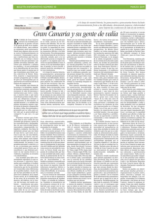 BOLETÍN INFORMATIVO NÚMERO XI MARZO 2019
BOLETÍN INFORMATIVO DE NUEVA CANARIAS
 