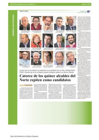 BOLETÍN INFORMATIVO NÚMERO XI MARZO 2019
BOLETÍN INFORMATIVO DE NUEVA CANARIAS
NOTICIASDETENERIFE
 