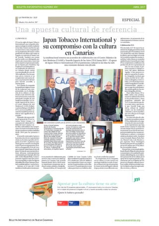 BOLETÍN INFORMATIVO NÚMERO XIV	

 ABRIL 2017
	

BOLETÍN INFORMATIVO DE NUEVA CANARIAS www.nuevacanarias.org
 