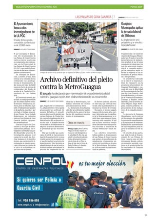 BOLETÍN INFORMATIVO NÚMERO XIX MAYO 2019
!59
 