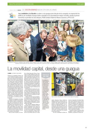 BOLETÍN INFORMATIVO NÚMERO XIX MAYO 2019
!65
 