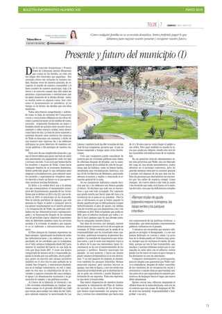 BOLETÍN INFORMATIVO NÚMERO XIX MAYO 2019
!71
 