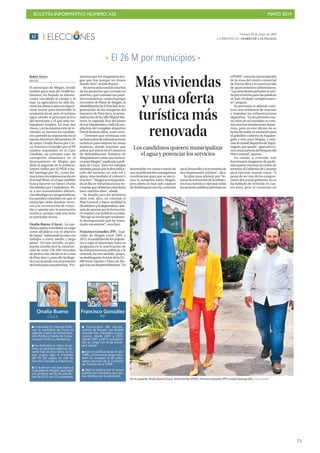 BOLETÍN INFORMATIVO NÚMERO XIX MAYO 2019
!75
 