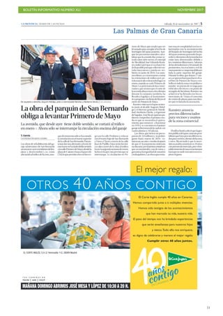 BOLETÍN INFORMATIVO NÚMERO XLI NOVIEMBRE 2017
!51
 