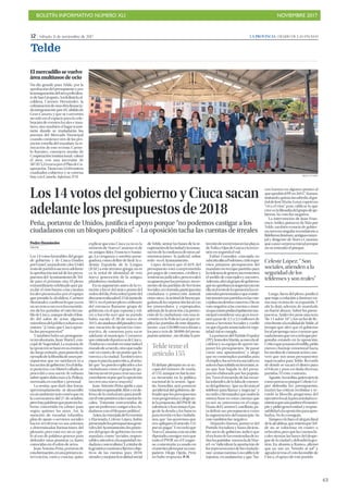 BOLETÍN INFORMATIVO NÚMERO XLI NOVIEMBRE 2017
!63
 