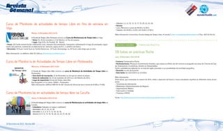Revista
Semanal

da Rede Galega de Información Xuvenil

Curso de Monitores de actividades de tempo Libre en fins de semana en
Vigo	
Martes, 12 Novembro 2013 12:18
A Escola de Tempo Libre Fervenza convoca un Curso de Monitores/as de Tempo Libre en Vigo.
• Datas: Do 30 de novembro ó 2 de febreiro, en fins de semana.
• Lugar: Vigo (Cño. Do Pombal, 38 - Baixo).
• Prezo: 220 Tarifa normal (inclúe: material do curso, manual e documentación, transporte e alimentación ó lugar de acampada, seguemento das prácticas, orientación na elaboración da memoria, seguro de R.C., e xestións do título.)
• Descontos: 10 % por Carné Xove ou Familia Numerosa, 25 % por desemprego, ou 20 % por cada amigo que se traia.
Máis información no teléfono: 606 321 636 ou http://www.escolafervenza.es

– Febreiro: 3, 5, 6, 10, 12, 13, 17, 19, 20, 22, 24, 26.
• Horario:
– Luns, Mércores e xoves de 09.00 a 14.00 h.
– Sábados: De 09.00 a 14:00 e de 16:00 a 21:00 h.
Máis información e Inscricións: Escola Galega de Tempo Libre, A Coruña | www. escolagalegadetempolibre.es/ Tfno.: 607 93 59 24/

BOLSAS E AXUDAS

FORMACION PRACTICA

50 bolsas en prácticas Roche	
Luns, 18 Novembro 2013 09:39

Curso de Monitor/a de Actividades de Tempo Libre en Pontevedra.	
Mercores, 13 Novembro 2013 12:04
A Escola de Tempo Libre Aika convoca un curso de Monitor/a de Actividades de Tempo Libre en
Pontevedra.
• Data límite de inscripción: 22 de Novembro ou ata que se cubran as plazas.
• Datas de realización: Do 25 de novembro de 2013 ao 4 de febreiro de 2014.
• Lugar de impartición: Escola de Tempo Libre Aika
Rúa Gorgullón, nº 42, baixo, 36003 - Pontevedra
Máis información: teléfono 986 84 84 86. Horario de oficina de luns a venres de 8:30h a 17:30h.

Curso de Monitores/as en actividades de tempo libre na Coruña	
Xoves, 14 Novembro 2013 07:49

• Convoca: Farmaceútica Roche
• Destinatarias/os: Mozas/os recentemente titulados, que estean no último ano de carreira ou posgrado nas áreas de Ciencias da Saúde, Empresariais, Económicas, Dereito ou Humanidades.
Os/As candidatos/as deberán ter un nivel de inglés avanzado e con posibilidade de movilidad xeográfica.
• Duración: un ano de duración.
• Data límite: Do 25/11/2013 ao 1/1/2014.
Máis información:
Estas becas, que comezarán en xaneiro de 2014, teñen o obxectivo de formar a novos estudantes españois en diferentes áreas da empresa:
– Tecnoloxía da Información.
– Márketing e Desenvolvemento de Negocio.
– Departamento Médico.
– Fabricación e Calidade.
– Finanzas e RRHH.
Fonte: http://www.injuve.es/convocatorias/becas/programa-becas-roche-2014

A Escola Galega de Tempo Libre convoca un curso de Monitores/as en actividades de tempo libre na
Coruña.
• Calendario: (sábados en negra e subliñado)
– Novembro: 20, 21, 25, 27, 28
– Decembro: 2, 4, 5, 9, 11, 12, 16, 18, 19,
– Xaneiro: 8, 9, 13, 15, 16, 18, 20, 22, 23, 27, 29, 30

18 Novembro de 2013 - Revista 946

11

 