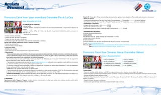 Revista
Semanal

da Rede Galega de Información Xuvenil

Promocións Carné Xove: Viaxe universitaria Grandvalira-Pas de La Casa	
Xoves, 14 Novembro 2013 09:40
25 XANEIRO AO 01 FEBREIRO
O prezo inclúe:
– Viaxe en autobús, saída día 25 xaneiro ás 22 horas aproximadamente, e regreso día 31 despois de
esquiar.
– Estancia 5 noites en Pas de la Casa a pie de pista en apartamentos/estudios para 4 persoas; o en
hotel de 2-3*.
– Réxime de só aloxamento.
– Forfait de 5 días Grandvalira.
– Seguro de viaxe, de esquí e accidentes.
– Seguro de viaxe, de esquí e accidentes.
– Asistencia de guía de Viajes Sierra e/ou estación durante toda a estancia.
Opción todo incluído Suplemento Clases e xantares en pistas
– Xantar nas pistas pícnic.
– Clases de esquí 2 horas diarias.
O prezo non inclúe:
– Bebidas nas comidas.
– Todo aquilo que non estea especificado no apartado anterior.
• Observacións:
– Prezos realizados para grupo mínimo de 25 persoas. ( para poder levar a opción todo incluído necesítase un mínimo de 25 persoas).
– Entra no facebook de Viajes Sierra e verás condicións para entrar nun sorteo de 1 ff de 5 días en Grandvalira ( válido para descontar
o seu importe nesta viaxe ), e de estancias en San Isidro e Manzaneda.
– É necesario, unha vez estea confirmada a reserva, un depósito de 150 euros por persoa para formalizala. O resto do pagamento
ten que realizarse 20 días antes da saída do grupo.
– Para reservar é necesario enviar un email a: viajessierra@viajessierra.com, indicando nome e apelidos, email, teléfono de contacto
e os servizos incluídos; e, de ser o caso, unha copia do carné xove.
– É necesario, unha vez estea confirmada a reserva, un depósito de 150 euros por persoa para formalizala. O resto do pagamento
ten que realizarse 20 días antes da saída do grupo.
– Conta: Banco de Sabadell 0081-0499-60-0001454951.
– Prezos realizados de acordo coa lexislación vixente, e en especial, co Real decreto lexislativo 1/2007, do 16 de novembro, polo que
se aproba o texto refundido da Lei xeral para a defensa dos consumidores e usuarios (artigo 150).
– Gastos de cancelación: Desde o momento da reserva ata 20 días antes, 50 euros; 50 % do importe total entre os 20 días e os 3
días antes da saída; 100 % do importe total entre os 3 días e o día antes da saída.
O Aloxamento
Apartamentos Lake / Sapporo / Vaquers, estudios sinxelos e funcionais de 4 e 6 persoas nunha única estancia situados a pé de pista.
Residencias sinxelas que destacan pola súa situación.

18 Novembro de 2013 - Revista 946

Hotel 2-3*: Hoteis de 2-3* tipo central, refugi, parma, cristina, guineu, crets, situados en Pas a pé de pista, sinxelos e funcionais.
• Prezo por persoa:
– GrandValira Apartamentos Pas de la Casa Pé de Pista aloxamento + ff Grandvalira ............... 345 euros (adultos)
– GrandValira Hotel Pas de la Casa Pé de Pista 2-3* media pensión + ff Grandvalira ............... 415 euros (adultos)
• Suplementos / Descontos:
» Aluguer de material esquí 5 días ............... 30,00€
» Aluguer de material snow 5 días ............... 45,00€
» Suplemento xantar en pistas + clases de esquí 2 horas diarias ............... 50,00€
• INFORMACIÓN E RESERVAS:
As nosas oficinas encóntranse en:
VIAJES SIERRA
Rúa Montero Rios 46, 15706 Santiago de Compostela, A Coruña
LICENCIA AG. VIAJES: XG-292
Nº IATA: 78277721
Os nosos teléfonos son: 881 979 138 (Horario de oficina) | 670 035 719 (24 Horas)
E-mail: viajessierra@viajessierra.com
Máis info: pdf (http://xuventude.xunta.es/uploads/novas/2013/novembro2013/Viaxe_universitaria_Grandvalira-Pas_de_la_Casa.pdf)
web (http://www.viajessierra.com/product.php?id_product=147)

Promocións Carné Xove: Semanas blancas Grandvalira-Vallnord	
Xoves, 14 Novembro 2013 09:53
» 11 AO 18 XANEIRO
» 18 AO 25 XANEIRO
» 25 XANEIRO AO 01 FEBREIRO
» 1 FEBREIRO AO 8 FEBREIRO

» 15 AO 22 MARZO
» 22 AO 29 MARZO
» 29 MARZO AO 5 ABRIL
» 5 AO 12 ABRIL

O prezo inclúe:
– Viaxes en autobús, saídas sábados ás 22.00 horas aproximadamente, e regresos venres despois de esquiar.
– Estancia 5 noites en Andorra en hoteis 3* Cosmos, Eurohotel, Cassany ou similar (a semana do 25 xaneiro estancia en Pas de la Casa).
– Réxime de Media Pensión (almorzo e cea).
– Forfait de 5 días Grandvalira ( semana do 11 xaneiro, 18 xaneiro, 25 xaneiro, 15, 22 e 29 marzo, e 5 abril ); ou Vallnord ( semana do 1
febreiro, 22 marzo ).
– Seguro de viaxe, de esquí e accidentes.
– Asistencia de guía de Viajes Sierra e/ou estación durante toda a estancia.

6

 