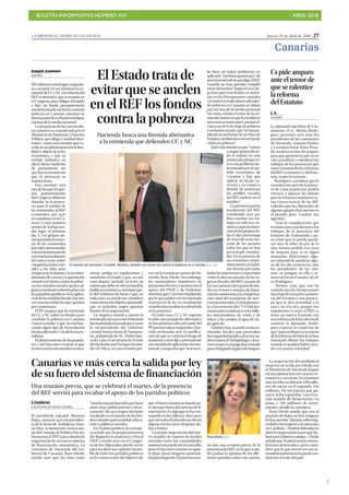 BOLETÍN INFORMATIVO NÚMERO XVI ABRIL 2018
!7
 