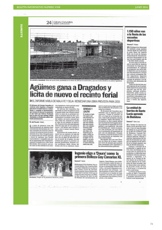 BOLETÍN INFORMATIVO NÚMERO XXIII	

 JUNIO 2016
	

73
SURESTE
 