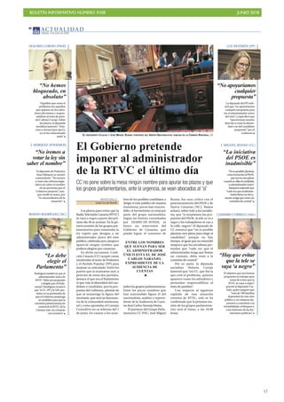 BOLETÍN INFORMATIVO NÚMERO XXIII JUNIO 2018
!17
 