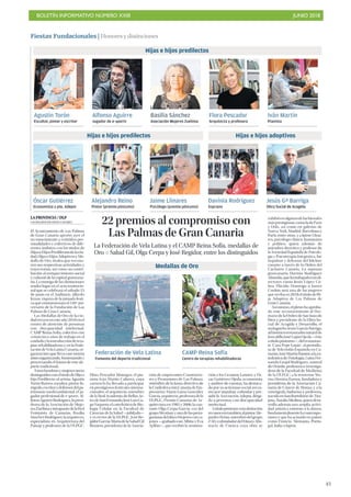 BOLETÍN INFORMATIVO NÚMERO XXIII JUNIO 2018
!45
 