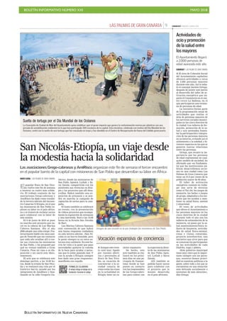 BOLETÍN INFORMATIVO NÚMERO XXI MAYO 2018
BOLETÍN INFORMATIVO DE NUEVA CANARIAS
 