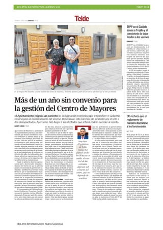 BOLETÍN INFORMATIVO NÚMERO XXI MAYO 2018
BOLETÍN INFORMATIVO DE NUEVA CANARIAS
 