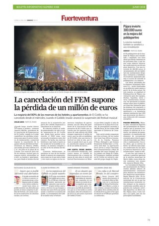 BOLETÍN INFORMATIVO NÚMERO XXIII JUNIO 2018
!73
 