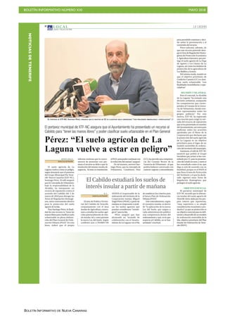 BOLETÍN INFORMATIVO NÚMERO XXI MAYO 2018
BOLETÍN INFORMATIVO DE NUEVA CANARIAS
NOTICIASDETENERIFE
 