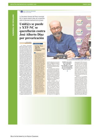 BOLETÍN INFORMATIVO NÚMERO XXI MAYO 2018
BOLETÍN INFORMATIVO DE NUEVA CANARIAS
NOTICIASDETENERIFE
 