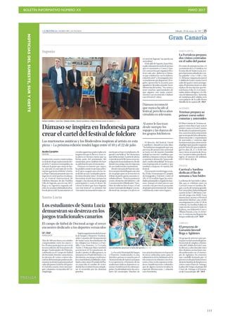 BOLETÍN INFORMATIVO NÚMERO XX	

 MAYO 2017
	

111
NOTICIASDELSURESTE,SURYOESTE
PRENSA
 