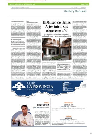 BOLETÍN INFORMATIVO NÚMERO XX	

 MAYO 2017
	

53
 