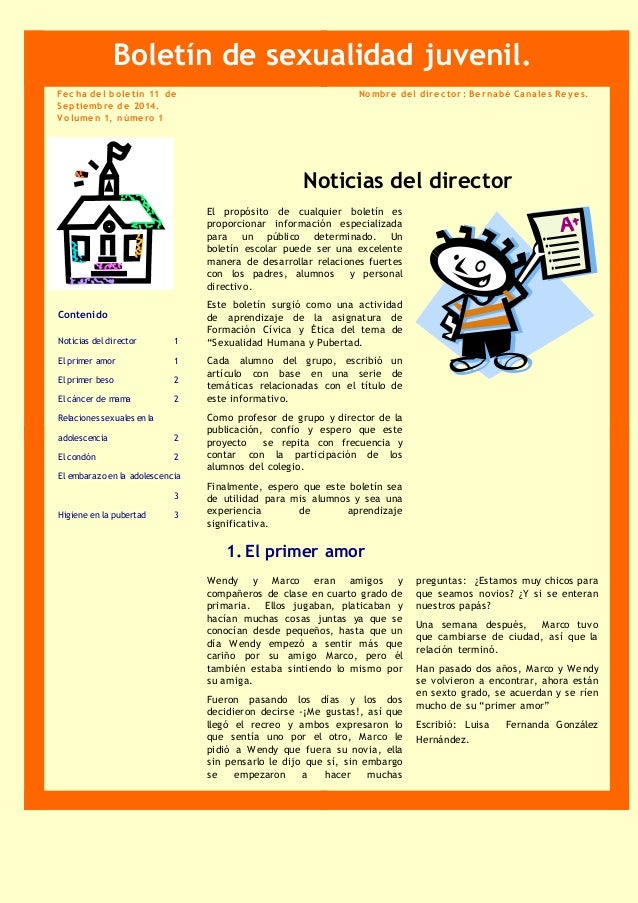Como Hacer Un Boletin Informativo Para Niños Hay Niños