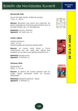 Boletín de novidades novembro 2022. Biblioteca Provincial da Deputación da Coruña.pdf