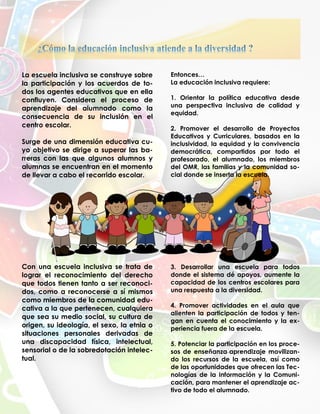 La diversidad en la escuela | PDF