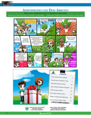Aprendiendo con Don Arbusto




8             Boletín Nº27
 
