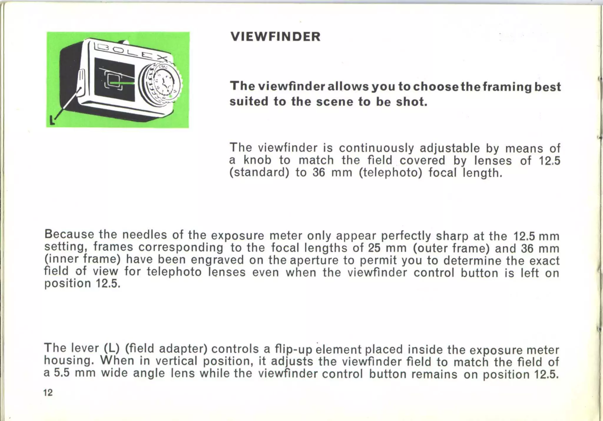 Bolex d8 la_user manual_english