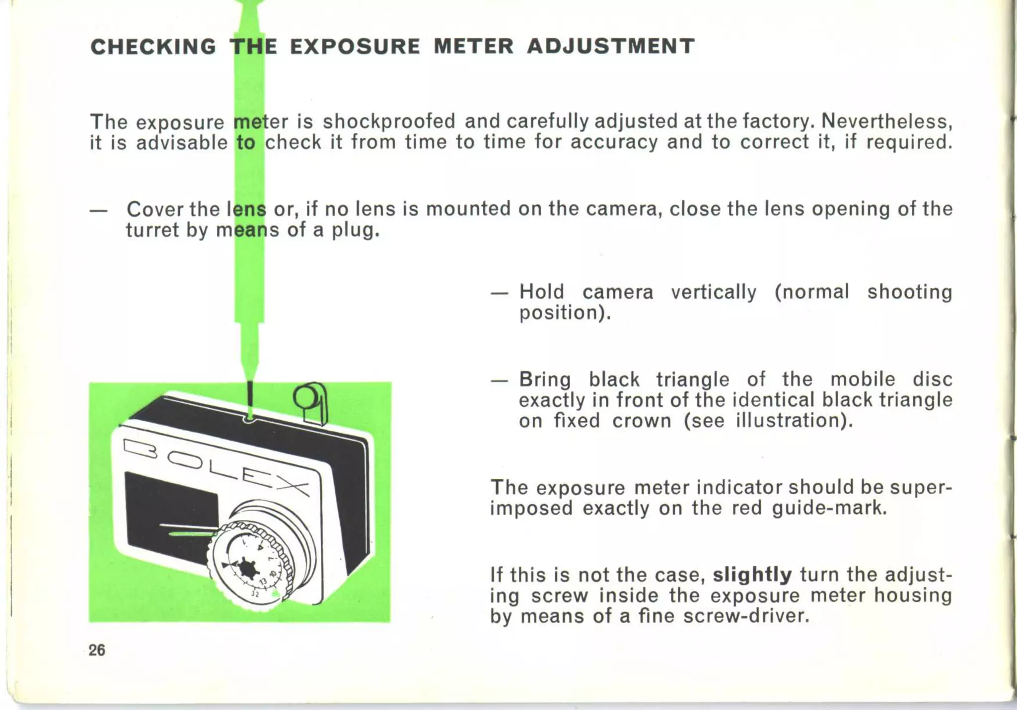 Bolex d8 la_user manual_english