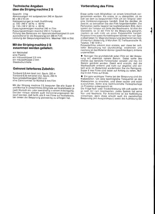 Bolex striping machine 2 s_system weberling_user manual_german