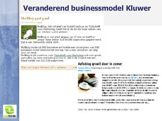 Veranderend businessmodel Kluwer 