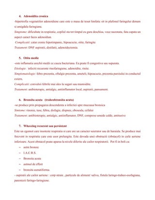 Bolile ap.respirator pediatrie | PDF