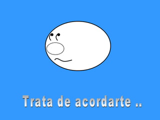 Trata de acordarte .. 