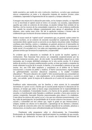 Las escuelas como Comunidades de Aprendizaje | PDF