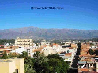 Departamento de: TARIJA - Bolivia 