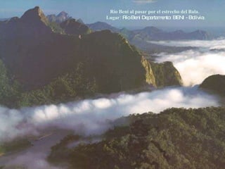 Río Beni al pasar por el estrecho del Bala. Lugar:  Río Beni Departamento :  BENI - Bolivia 