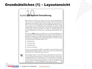 Grundsätzliches (1) – Layoutansicht




        © Computrain M. Bollenbach   www.bollenbach.de   5
 
