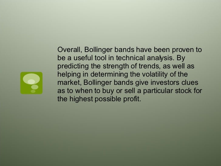 Bollinger bands when to sell