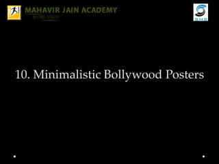 10. Minimalistic Bollywood Posters
 