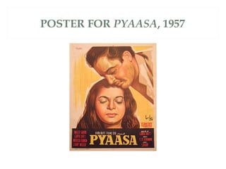 POSTER FOR PYAASA, 1957
 